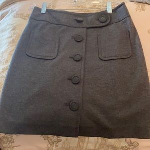 Ann Taylor Loft Short button down skirt.